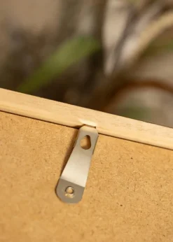 Ramme Ares Teak 50x70 cm - Passepartout Hvid 40x61 cm