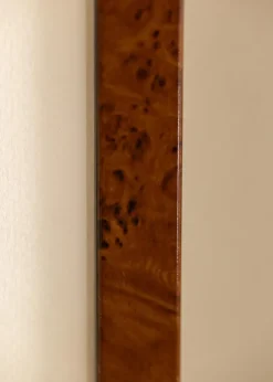 Ramme Ares valnød 40x50 cm - Passepartout Hvid 31,5x40 cm