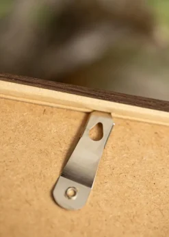 Ramme Ares Valnød 50x65 cm - Passepartout Hvid 40x55 cm