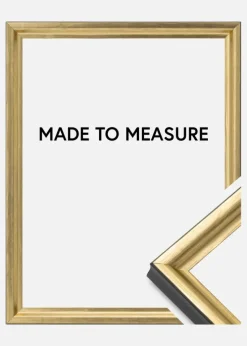 Ramme Arjeplog Guld - Valgfri Størrelse (Plexiglas)