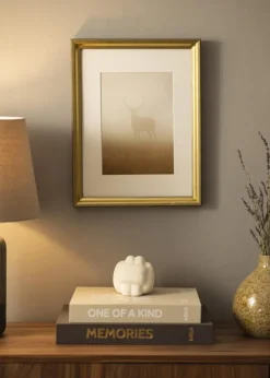 Ramme Arjeplog Guld - Valgfri Størrelse (Plexiglas)