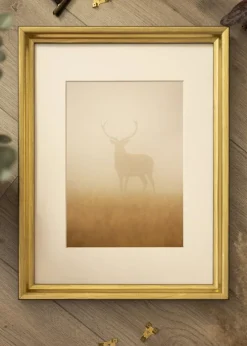 Ramme Arjeplog Guld - Valgfri Størrelse (Plexiglas)