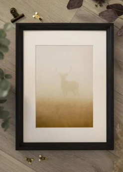 Ramme Arjeplog Sortbrun - Valgfri Størrelse (Plexiglas)