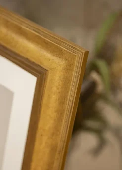 Ramme Belfast Mørk Guld - Valgfri Størrelse (Akrylglas)