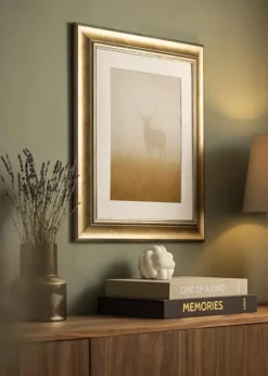 Ramme Belfast Mørk Sølv - Valgfri Størrelse (Akrylglas)