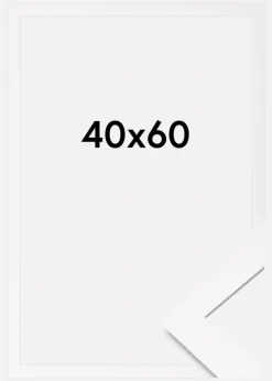 Ramme BGA Classic Akrylglas Hvid 40x60 cm