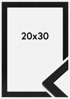 Ramme BGA Classic Akrylglas Sort 20x30 cm