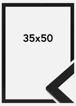 Ramme BGA Classic Akrylglas Sort 35x50 cm