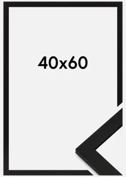 Ramme BGA Classic Akrylglas Sort 40x60 cm