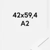 Ramme BGA Classic Akrylglas Hvid 42x59,4 cm (A2)