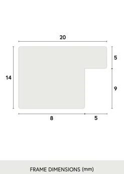 Ramme BGA Classic Akrylglas Hvid 59,4x84,1 cm (A1)