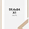 Ramme BGA Classic Eg 59,4x84 cm - Passepartout Hvid 47x75 cm