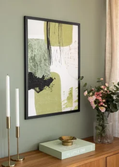 Ramme BGA Classic Sort 70x90 cm - Passepartout Hvid 60x80 cm