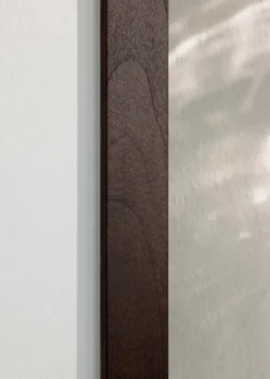 Ramme BGA Classic Valnød 60x80 cm - Passepartout Hvid 50x70 cm