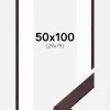Ramme BGA Classic Valnød 50x100 cm - Passepartout Hvid 30x80 cm