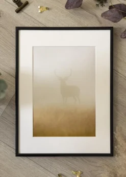 Ramme BGA Modern Style Sort 24x30 cm - Passepartout Hvid 7x9 inches