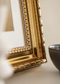 Ramme Birka Premium Guld - Valgfri Størrelse (Plexiglas)