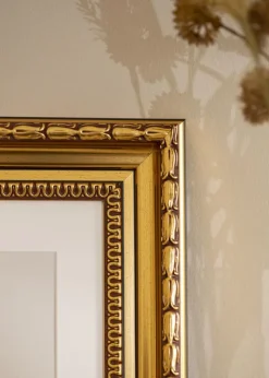 Ramme Birka Premium Guld - Valgfri Størrelse (Plexiglas)