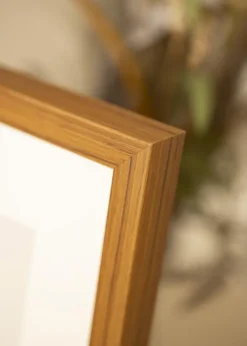 Ramme Björkö - Teak - Valgfri Størrelse (Plexiglas)