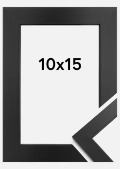 Ramme Black Wood Akrylglas 10x15 cm