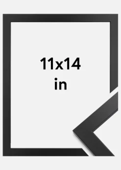 Ramme Black Wood Akrylglas 11x14 inches (27,94x35,56 cm)