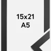Ramme Black Wood Akrylglas 15x21 cm (A5)