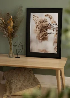 Ramme Black Wood 24x30 cm - Passepartout Sort 6x8 inches