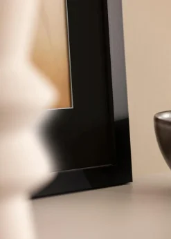 Ramme Black Wood 20x40 cm - Passepartout Sort 10x30 cm