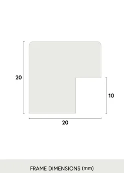 Ramme Blocky Akrylglas Eg 80x110 cm