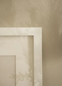 Ramme Blocky Hvid - Valgfri Størrelse (Akrylglas)