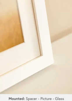 Ramme Boxholm Hvid - Valgfri Størrelse (Plexiglas)