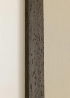 Ramme Brun træ 55x80 cm - Passepartout Hvid 44x68 cm