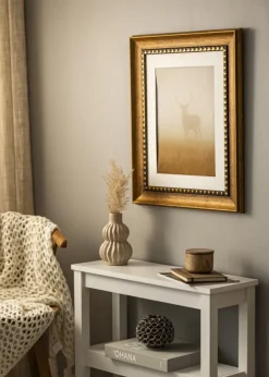 Ramme Camden Guld - Valgfri Størrelse (Akrylglas)