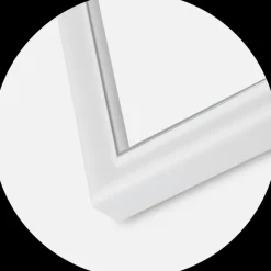 Ramme Canterbury Akrylglas Hvid 40x40 cm