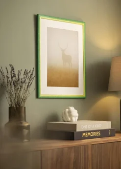 Ramme Cornwall Grøn - Valgfri Størrelse (Akrylglas)