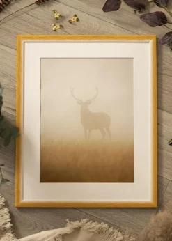 Ramme Cornwall Gul - Valgfri Størrelse (Akrylglas)