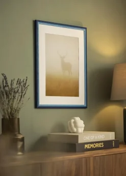 Ramme Cornwall Mørkeblå - Valgfri Størrelse (Akrylglas)