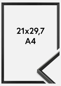 Ramme Desire Akrylglas Sort 21x29,7 cm (A4)