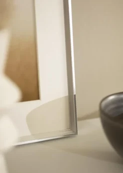 Ramme Desire Sølv 13x18 cm - Passepartout Hvid 10x12 cm