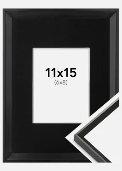 Ramme Desire Sort 10x15 cm - Passepartout Sort 7x9 cm