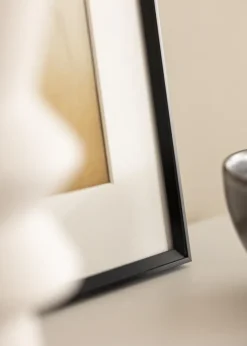 Ramme Desire Sort 13x18 cm - Passepartout Hvid 10x12 cm