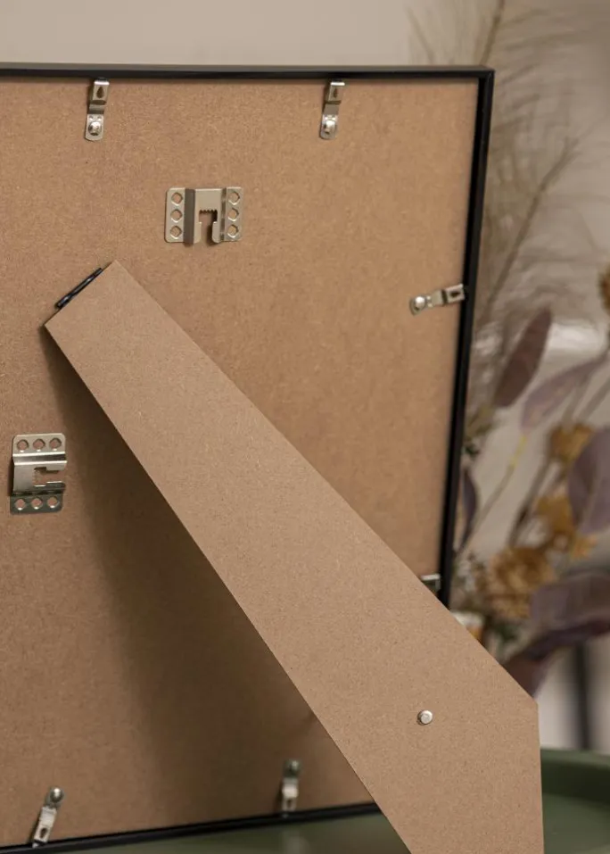 Ramme Desire Sort 13x18 cm - Passepartout Hvid 10x12 cm