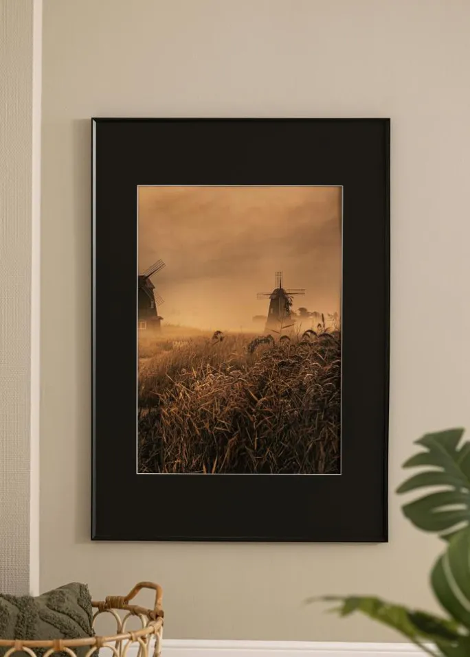 Ramme Desire Sort 30x40 cm - Passepartout Sort 21x30 cm