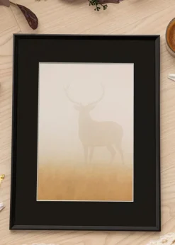 Ramme Desire Sort 40x50 cm - Passepartout Sort 12x16 inches