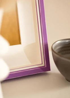 Ramme Diana Lilla 28x35 cm - Passepartout Hvid 7x10 inches