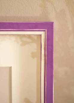 Ramme Diana Lilla 20x25 cm - Passepartout Hvid B6 125x176 mm