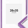 Ramme Diana Lilla 28x35 cm - Passepartout Hvid 20x25 cm