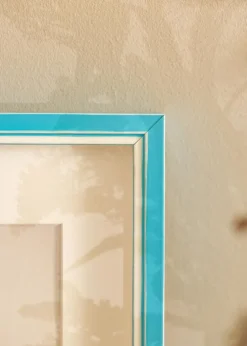 Ramme Diana Lyseblå 30x40 cm - Passepartout Hvid 8x12 inches