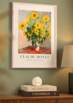 Ramme Diana lyserød 45x60 cm - Passepartout Hvid 14x20 inches