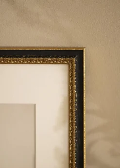 Ramme Drottningholm Guld II - Valgfri Størrelse (Akrylglas)